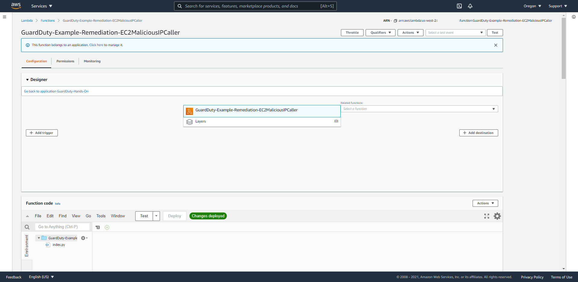 lambda-Remediation-EC2MaliciousIPCaller-overview